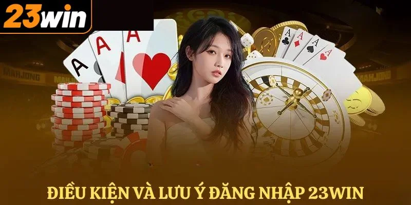 Một số điều lưu ý trong quá trình thực hiện đăng nhập tại 23WIN
